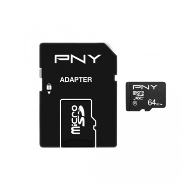 PNY - Cartão MicroSD 64GB +...